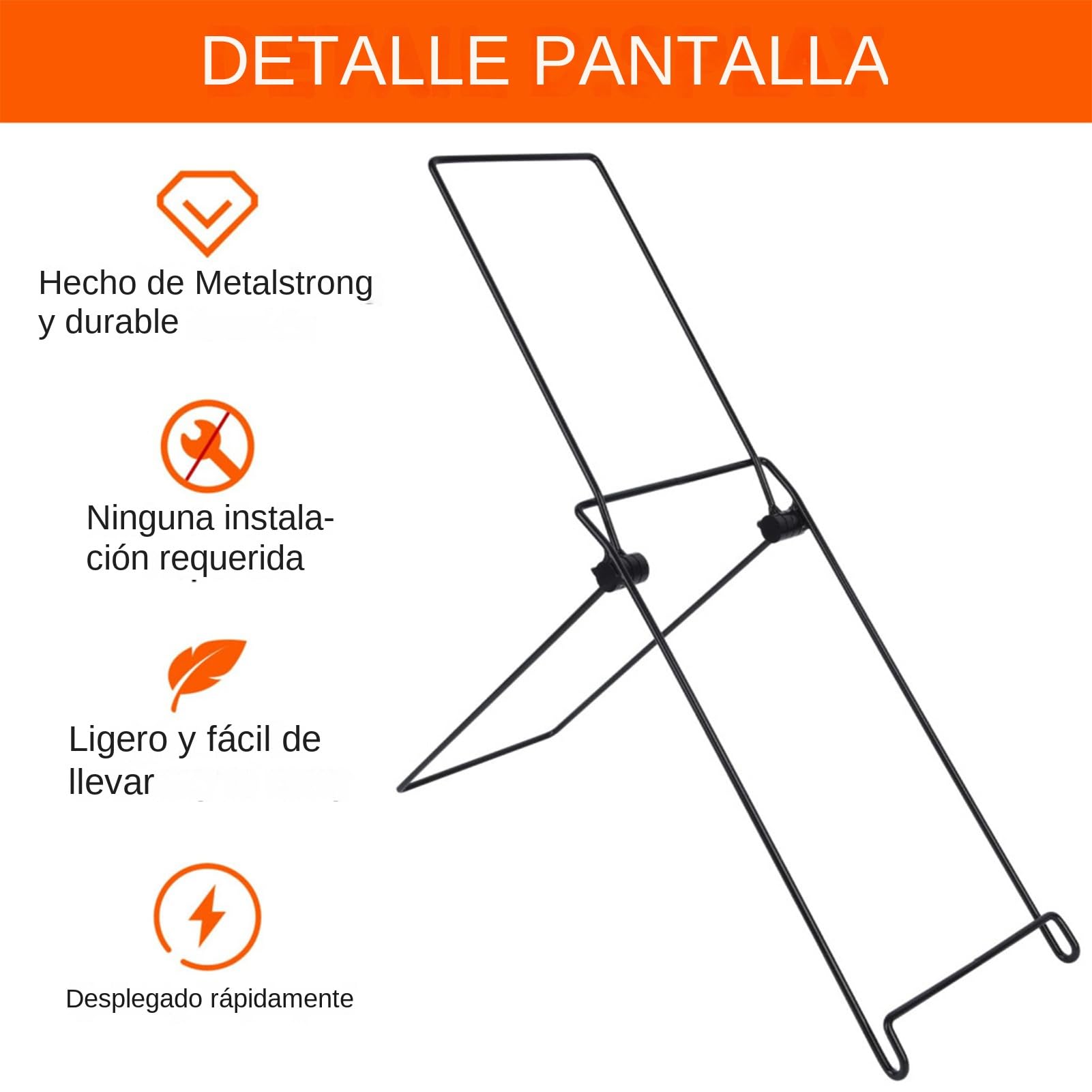 Supporto per Pannelli 2 Pezzi Supporto Regolabile Pieghevole | Supporto da Terra per Pannelli per Escursionismo Zaino in Spalla Arrampicata Passeggiate Picnic Barbecue
