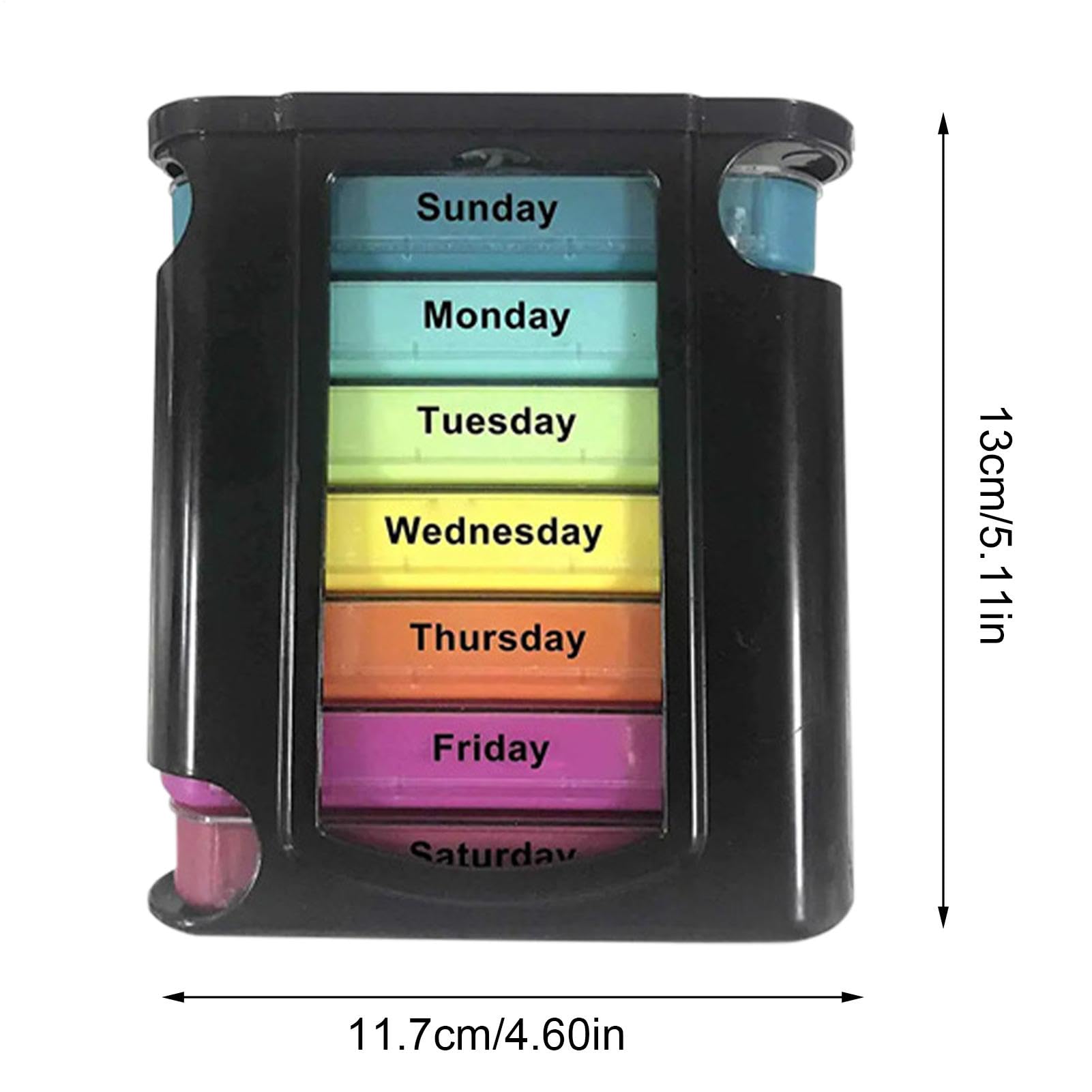 Portapillole da viaggio organizer settimanale per pillole scatola portatile carina dispenser medicinali
