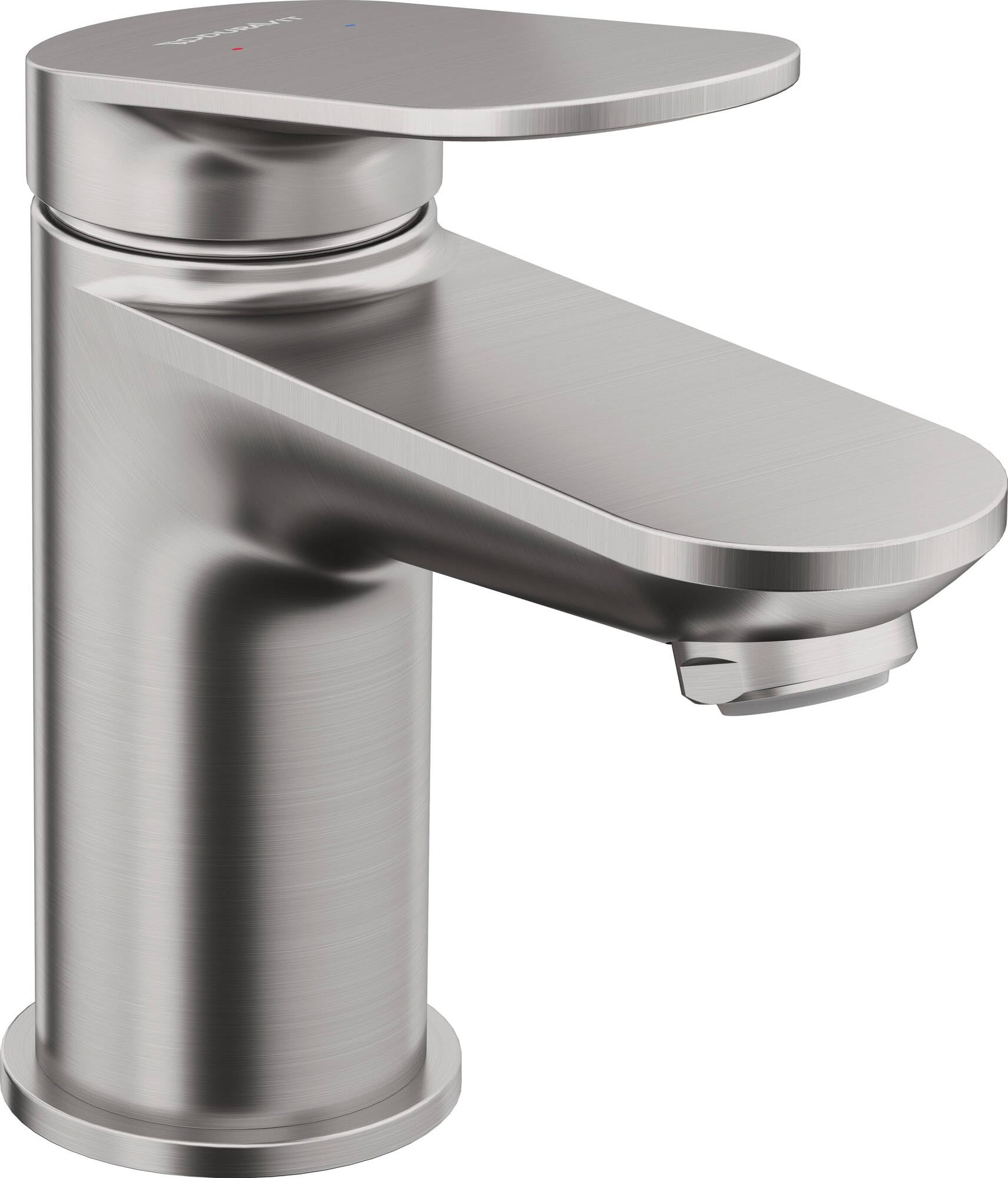 Duravit WA1010002070 - Rubinetto per lavabo, in acciaio INOX spazzolato