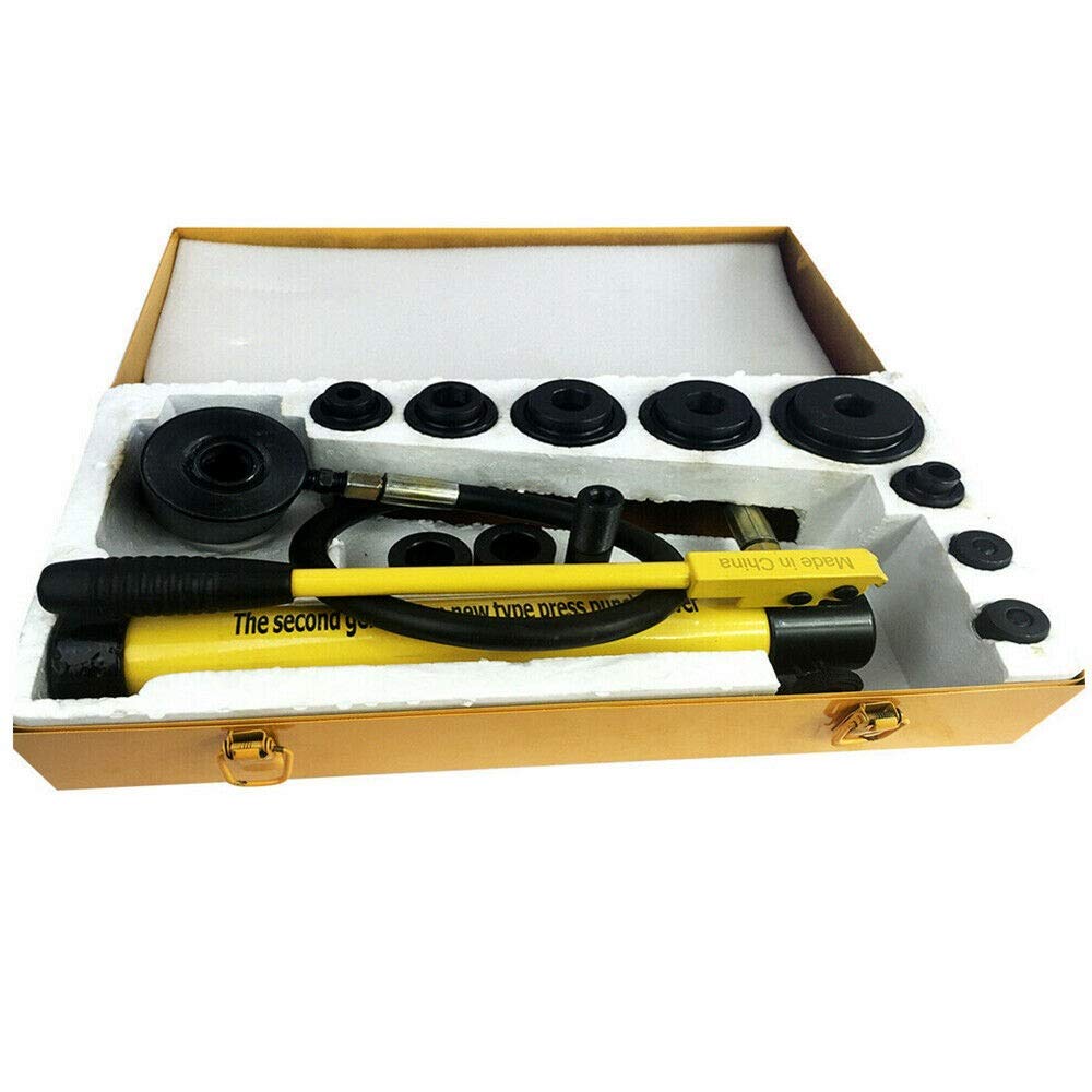10T Lot de 10 trous hydrauliques en tôle pour coupe hydraulique 22-60 mm