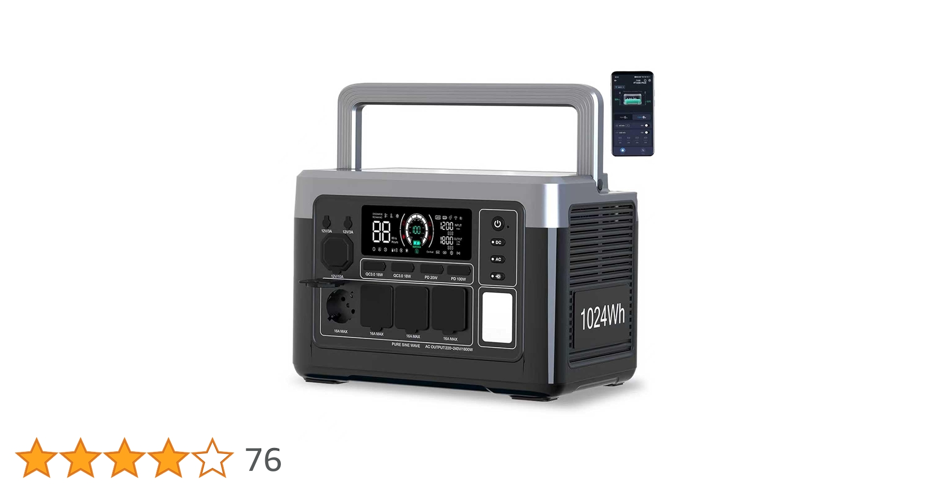 s*u様 【ほぼ新品！】格安！OUKITEL ポータブル電源 P1000 PLU Amazon.co.jp: OUKITEL ポータブル電源 P1000 PLUS 大容量