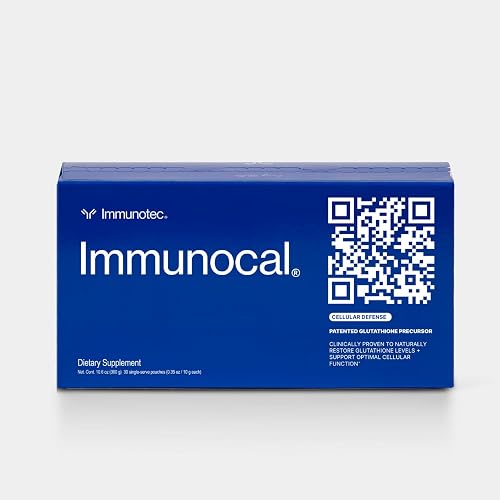 Immunocal Glutathione Precursor – Supports Natural Glutathione Production – Immune & Antioxidant Support, Cellular Health – Sugar-Free, Lactose-Free – 30 Servings