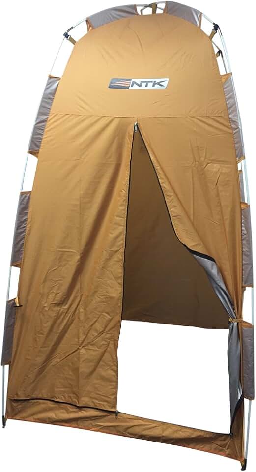 Nautika Barraca Pampa Trocador e Banheiro, Sobre teto 100% em Poliéster 190T Impermeabilizado Com Poliuretano e Varetas em Fibra de Vidro, Coluna D'Água 1000 mm