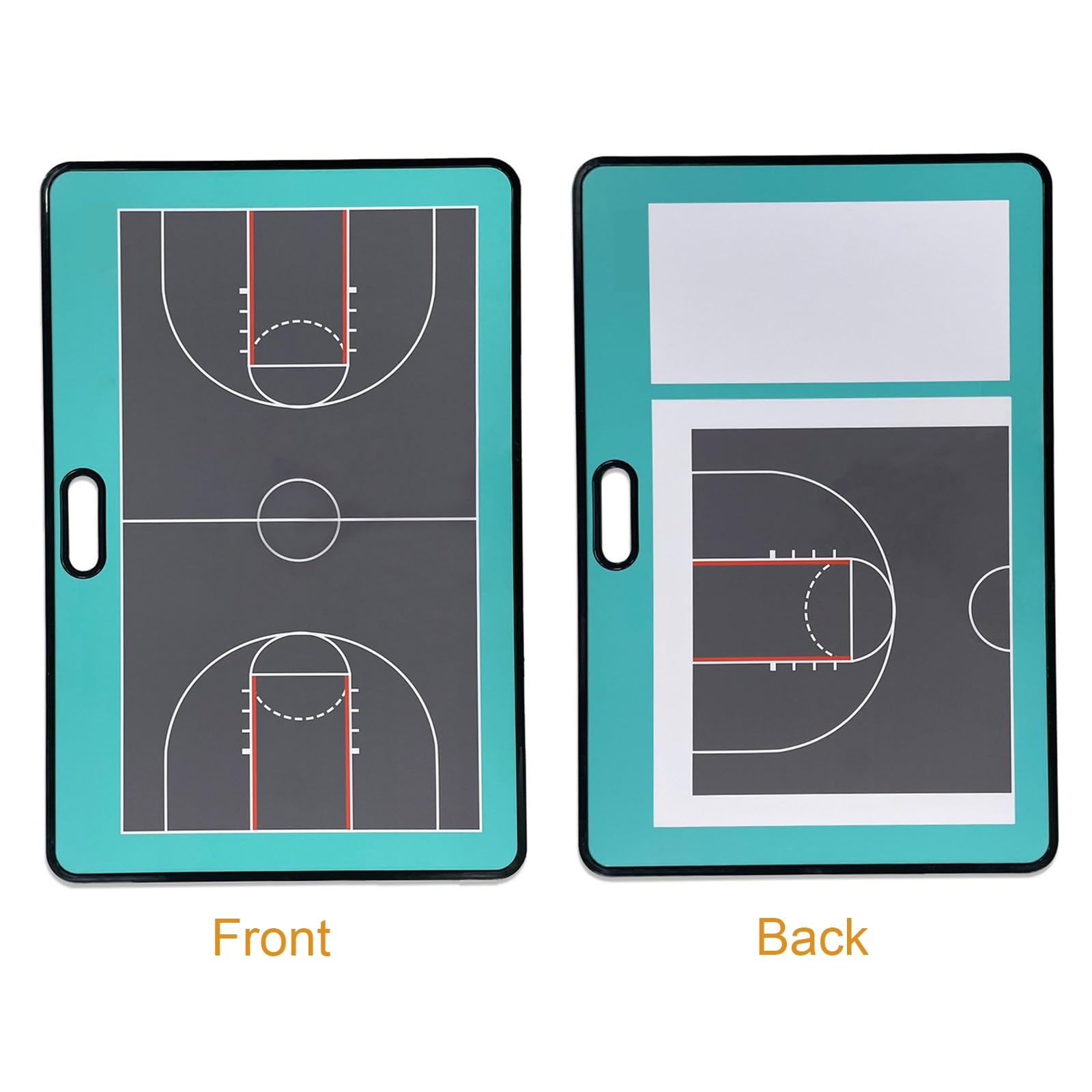 Pizarra Baloncesto, Pizarra Tactica Baloncesto, Portátil, Doble Cara, 60x40cm, Fácil de Escribir, para Uso en Entrenamientos