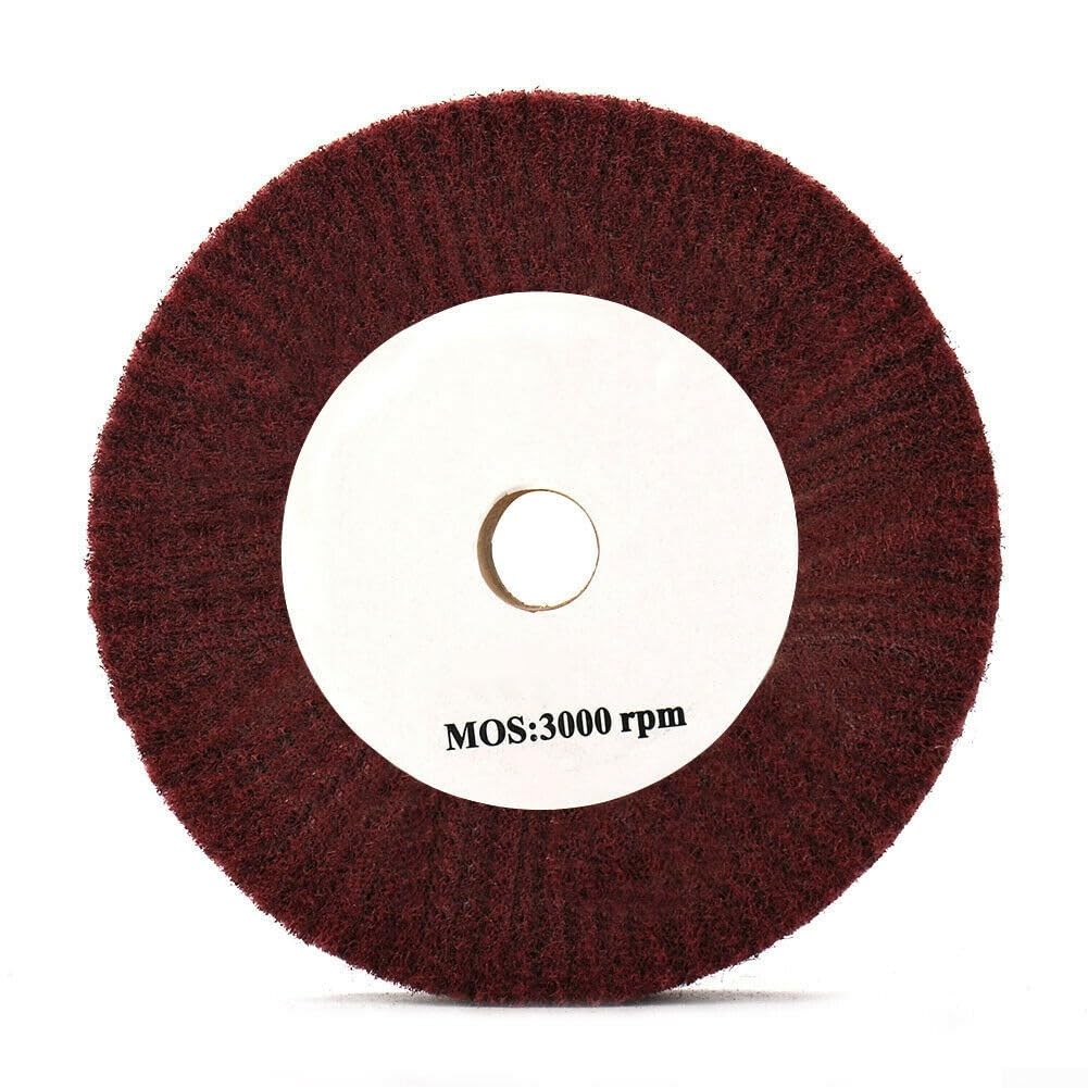Disque à lamelles en fibre de nylon 300mm pour un satinage homogène sans rayure