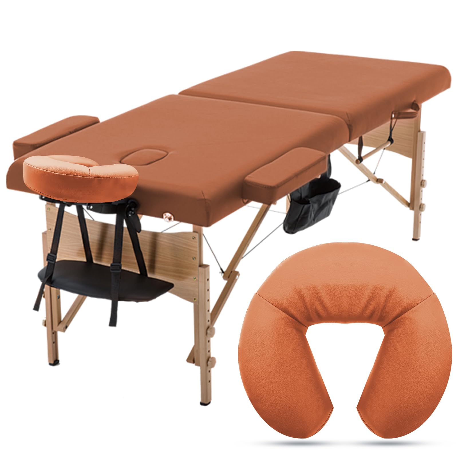 Massage Cojín de Cara hacia Abajo (Color Café)