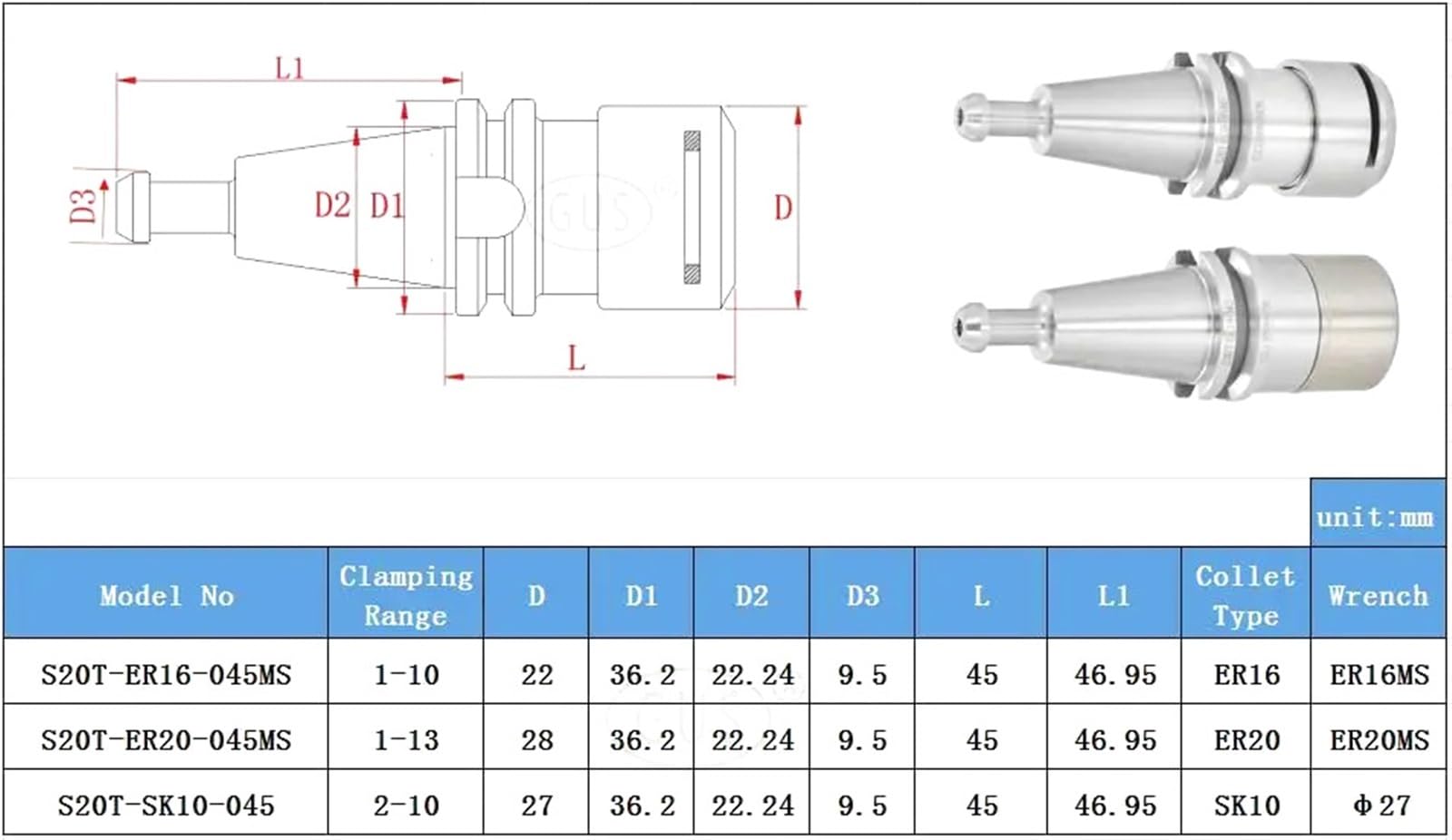 Portaherramientas de alta velocidad S20T BT20 BT30 BT40 SK10 SK16, mandril de pinza BT SK, husillo BT30, herramientas CNC para torno mecánico, herramienta de fresado(BT30-SSK10-60)