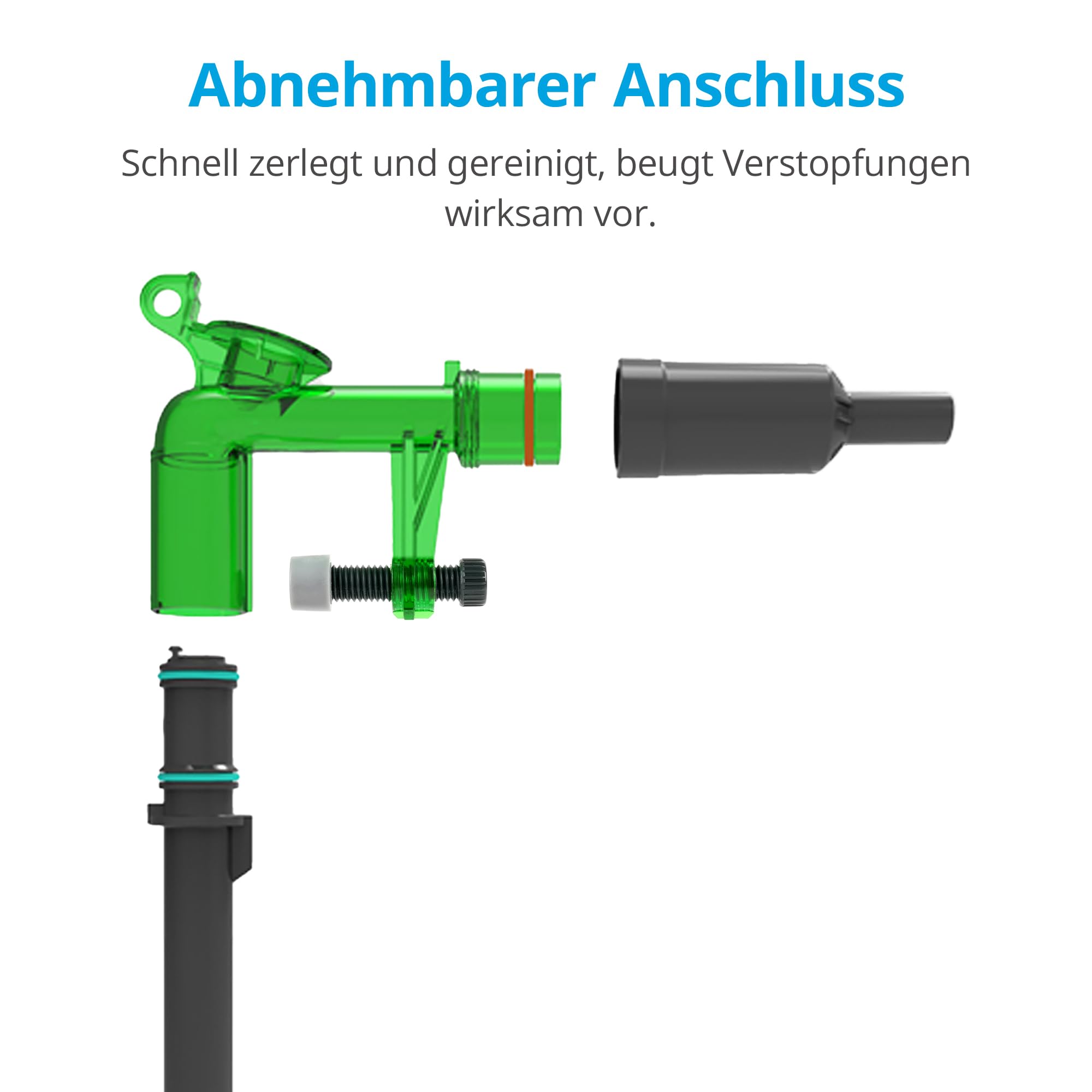 NICREW Aquarium Wasserwechsler, Kiesreiniger für Aquarium Wasserwechsel und Reinigung, Handbetriebener Sauger Bodenreiniger Aquarium Reiniger