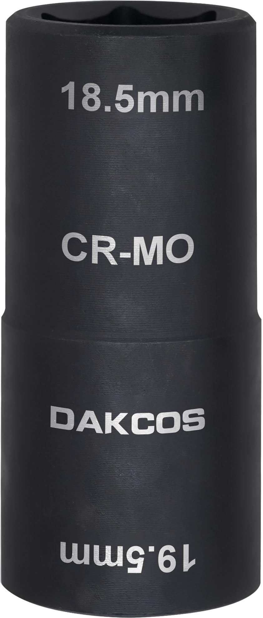DAKCOS 1/2-inch Drive 18.5 x 19.5 mm Impact Lug Nut Flip Socket