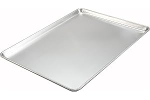 Winco ALXP-1310H, 18 x 13 Inch Rectangle Aluminum Sheet Pan, 18 Gauge, Baking Sheet