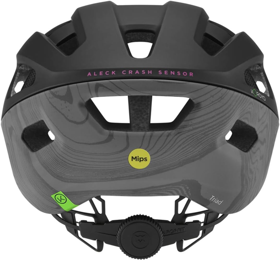 SMITH Triad Cycling Helmet –Gravel or Road Bike Helmet with MIPS Technology + Zonal Koroyd Coverage + Aleck Safety Sensor Accessory – Lightweight Protection for Men & Women