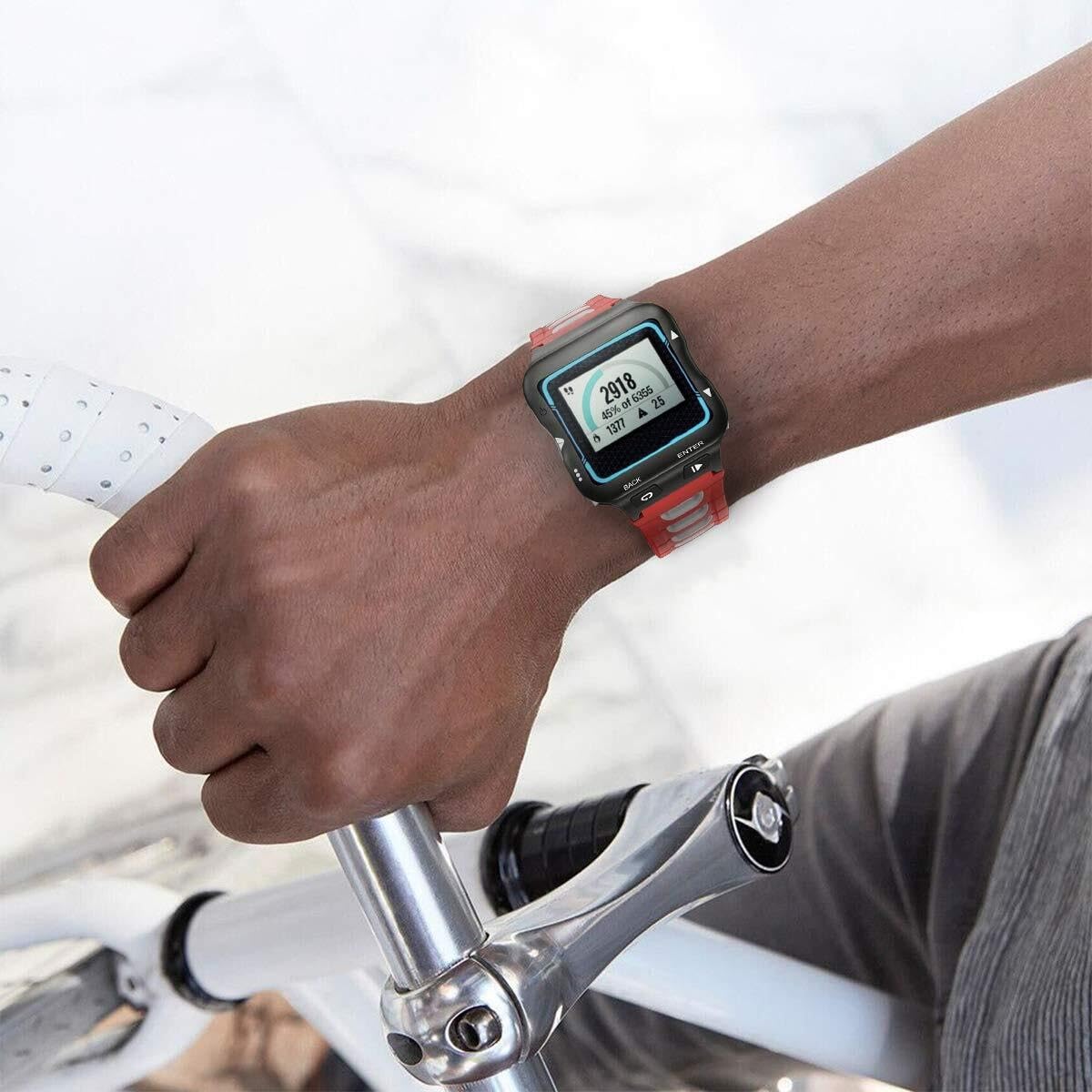 DASEB Per Garmin Forerunner 920XT cinturino in silicone morbido per cinturino di ricambio 920XT per cinturino per orologio intelligente da donna per uomo