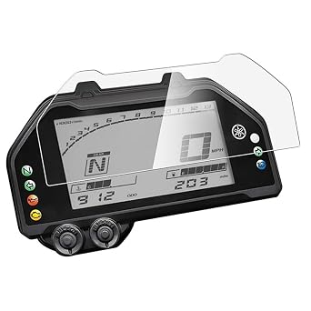 motokano 2 sets of TPU speedometer film screen protectors, compatible with Y-AMAHA YZF-R3 20192024 MT-03 2020-2024 R25 2018-2024 MT25 2020-2024