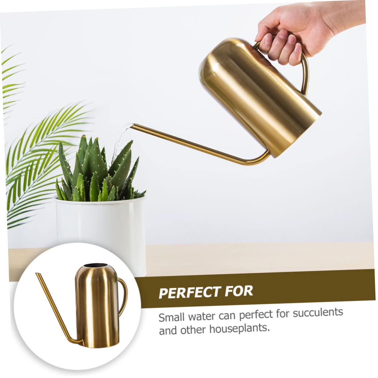 POPETPOP Arrosoir avec Bec Long Capacité Élevée pour Arroser Plantes Et Jardins