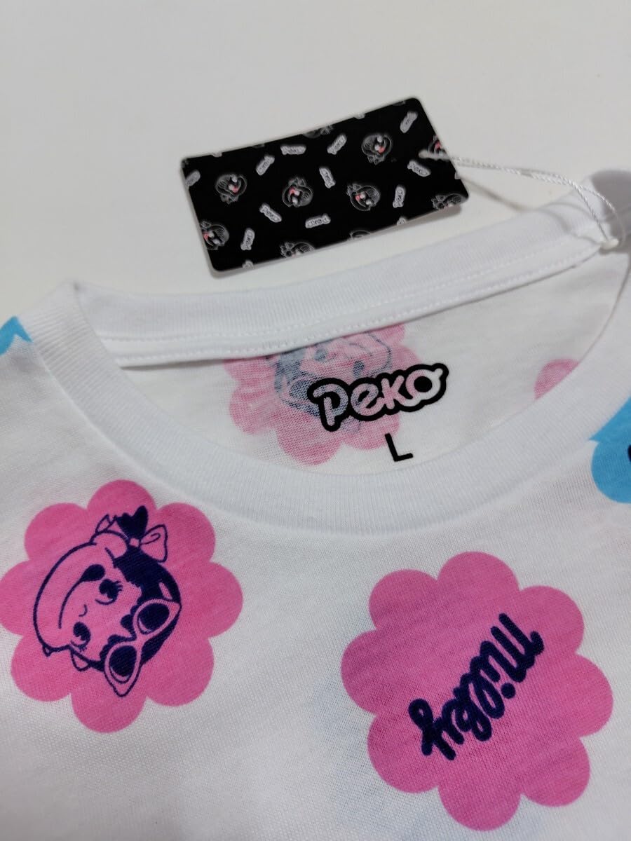 Amazon.co.jp: ペコちゃん ミルキー柄 半袖Tシャツ Lサイズ ホビー 