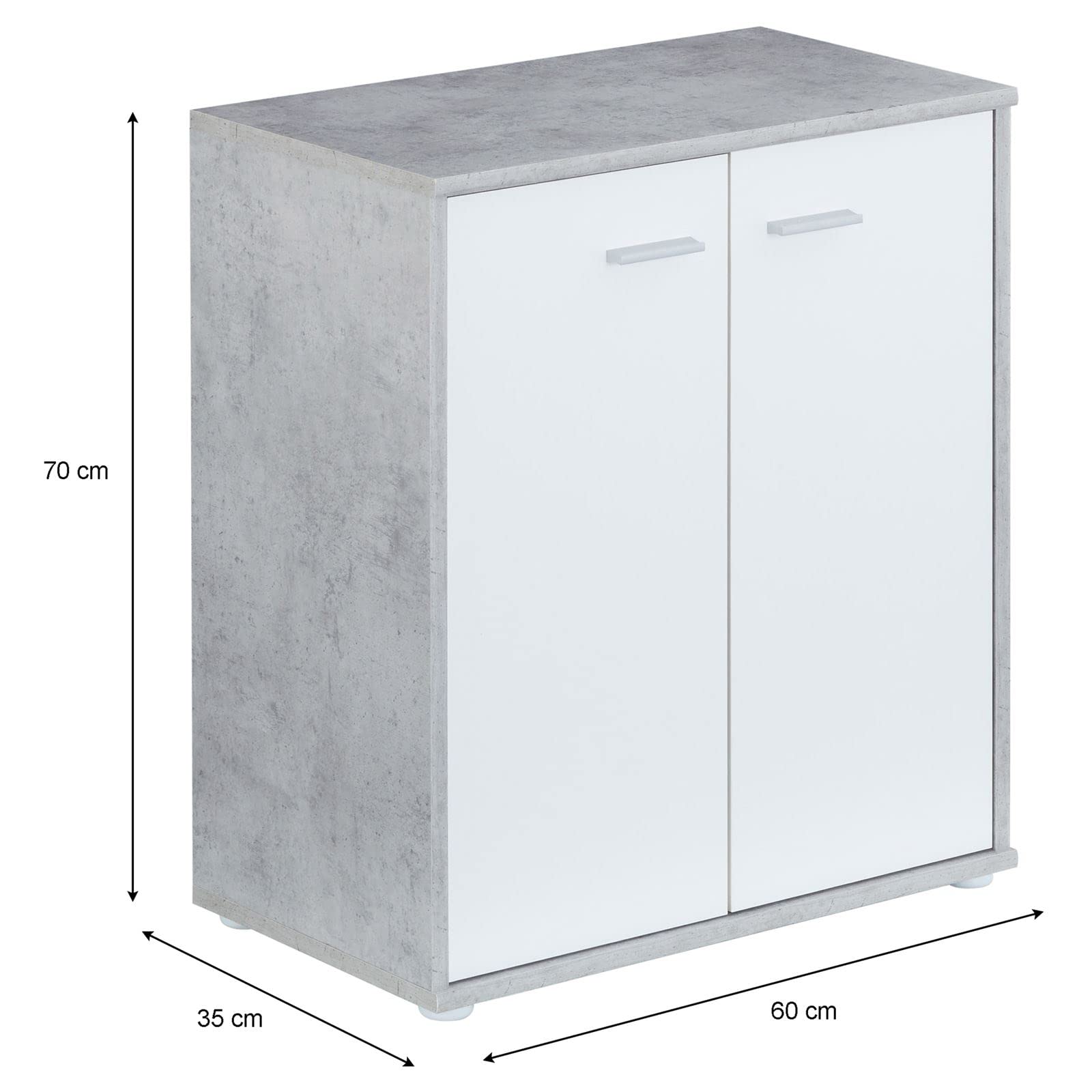 Schoenenkast met lade en 2 deuren eiken Sonoma lamp GOCH-36 W / H / D