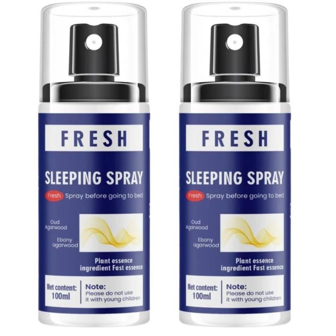 Fresh Sleeping Spray | Natural Sleep Aid for Relaxation & Deep Sleep | Sleep Mist with Essential Oils for Restful Nights |100 Ml(2)