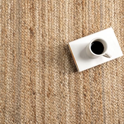 49% Off nuLOOM Hand Woven Jute Area Rug - Natural Farmhouse Design