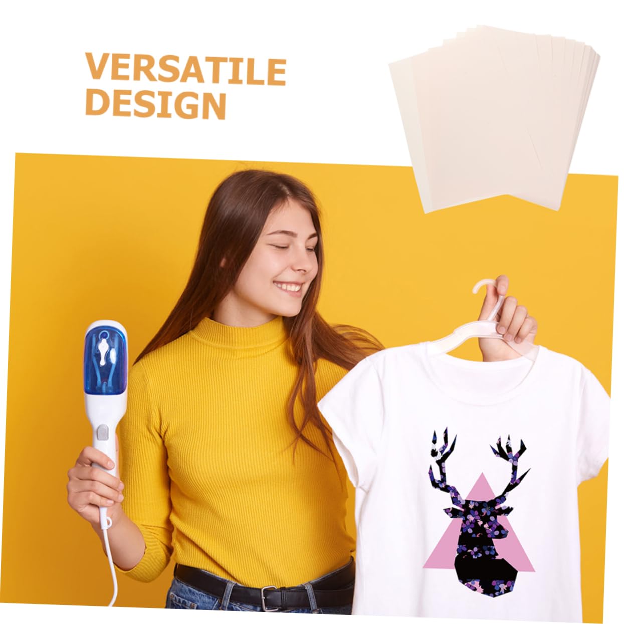 OSALADI 100blätter Sublimations-transferpapier Druckpapier Zum Selbermachen Wärmeübertragungspapier Transferpapierbögen Für Kleidung Wärmeübertragungsmaterial T-shirt-transferbögen