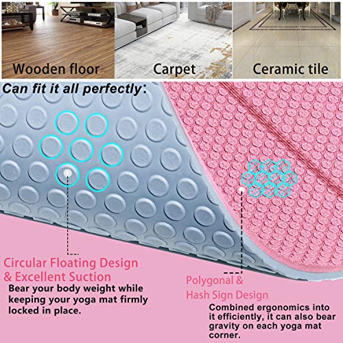 image for TENOL JELSYOGA 6mm Thick Yoga Mat,High Density TPE Non-Slip Yoga mats 
