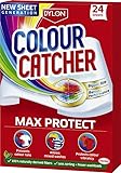 Colour Catcher Complete Action+ Magic Laundry Sheets, Colour Run Remover, Helps Prevents Stains and Protects Brightness (24 Sheets)