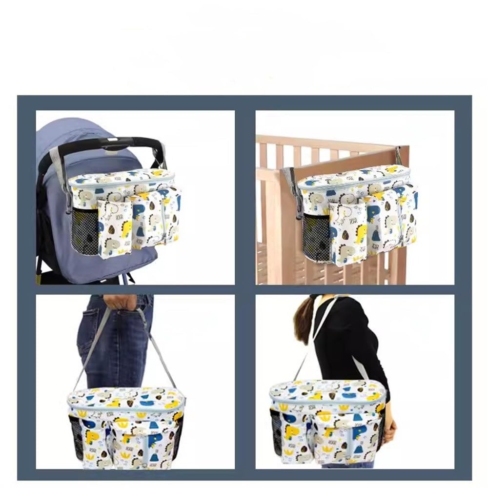 Borsa Portaoggetti per Passeggini Borsa da Appendere for Carrozzina Borsa da Appendere for Organizer Borsa da Appendere Multifunzionale di Grande capacità