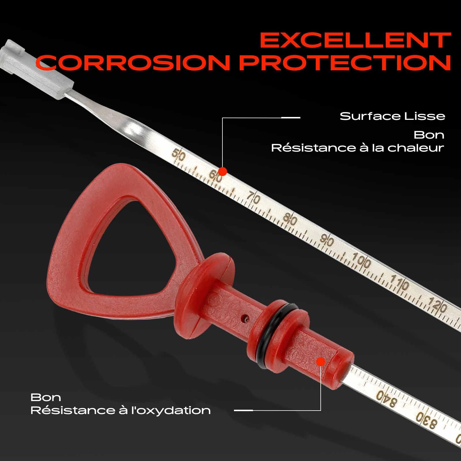 Frankberg Jauge d'huile Jauge d'huile Essence 06A115611C | Compatible avec: O.c.t.a.v.i.a I 1U2, Golf IV Variant 1J5, B.o.r.a 1J2, Nouvelle Coccinelle 1C1 9C1, B.o.r.a Variant 1J6