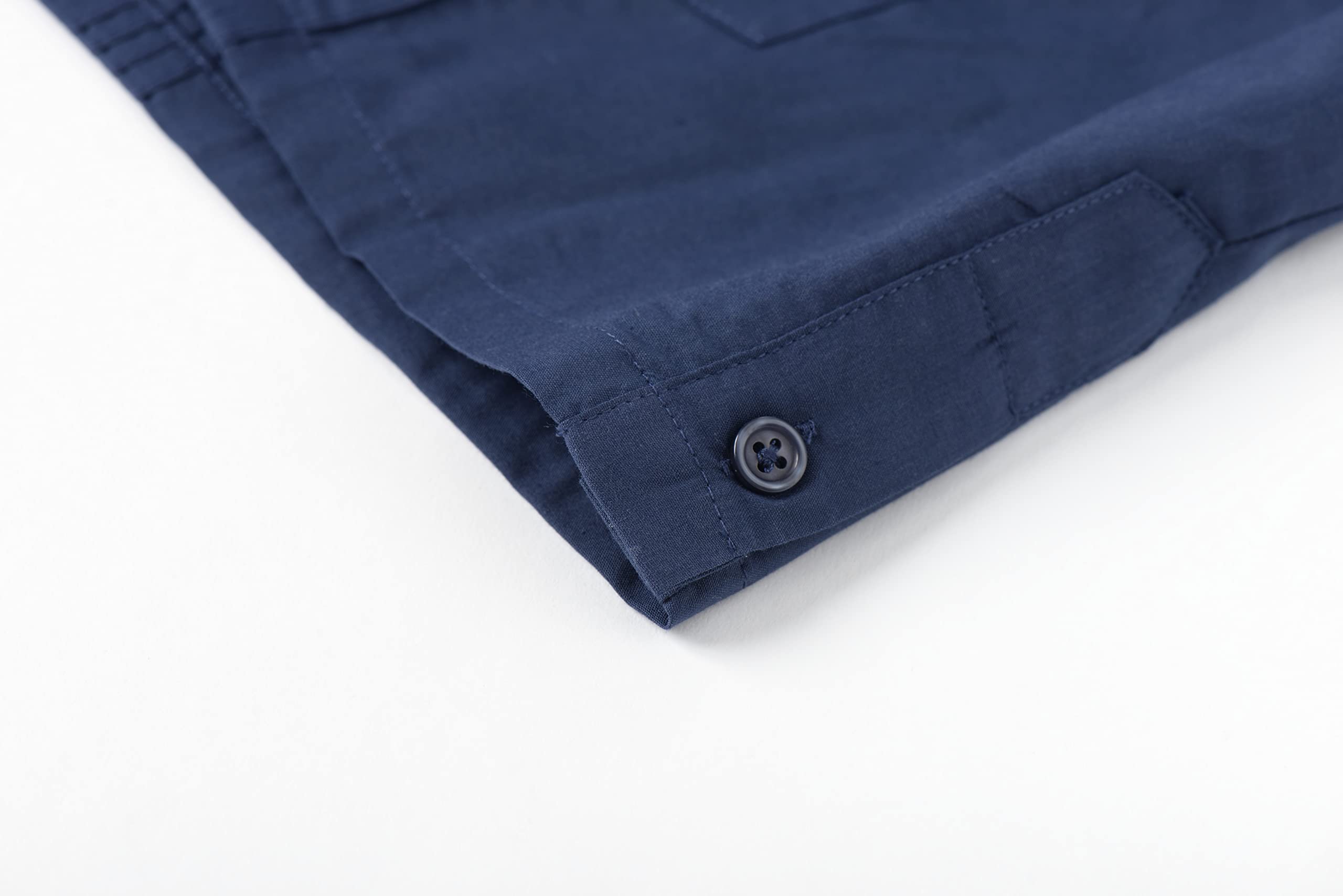 Camisas guayabera para hombre, camisas mexicanas de manga larga cubanas para hombre