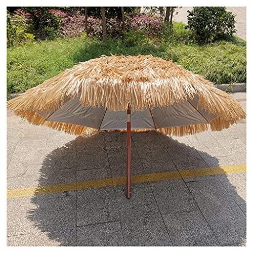 Sombrilla hawaiana inclinable de 200 cm para protegerse del sol cambiante en la playa