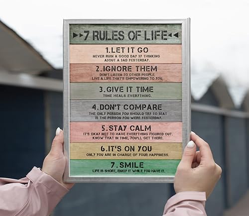 Miniatura 5 de Motivational Wall Art - Office Wall Art  Decor - Motivational Poster - Classroom Posters - Inspirational Quotes for Home Office Bedroom Bathroom