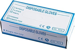 Disposable Poly Plastic Gloves for Cooking,100 Pack Plastic Disposable Gloves, Food Prep and Food Service,One Size Fits Most,Food Safe Disposable Gloves for Cooking