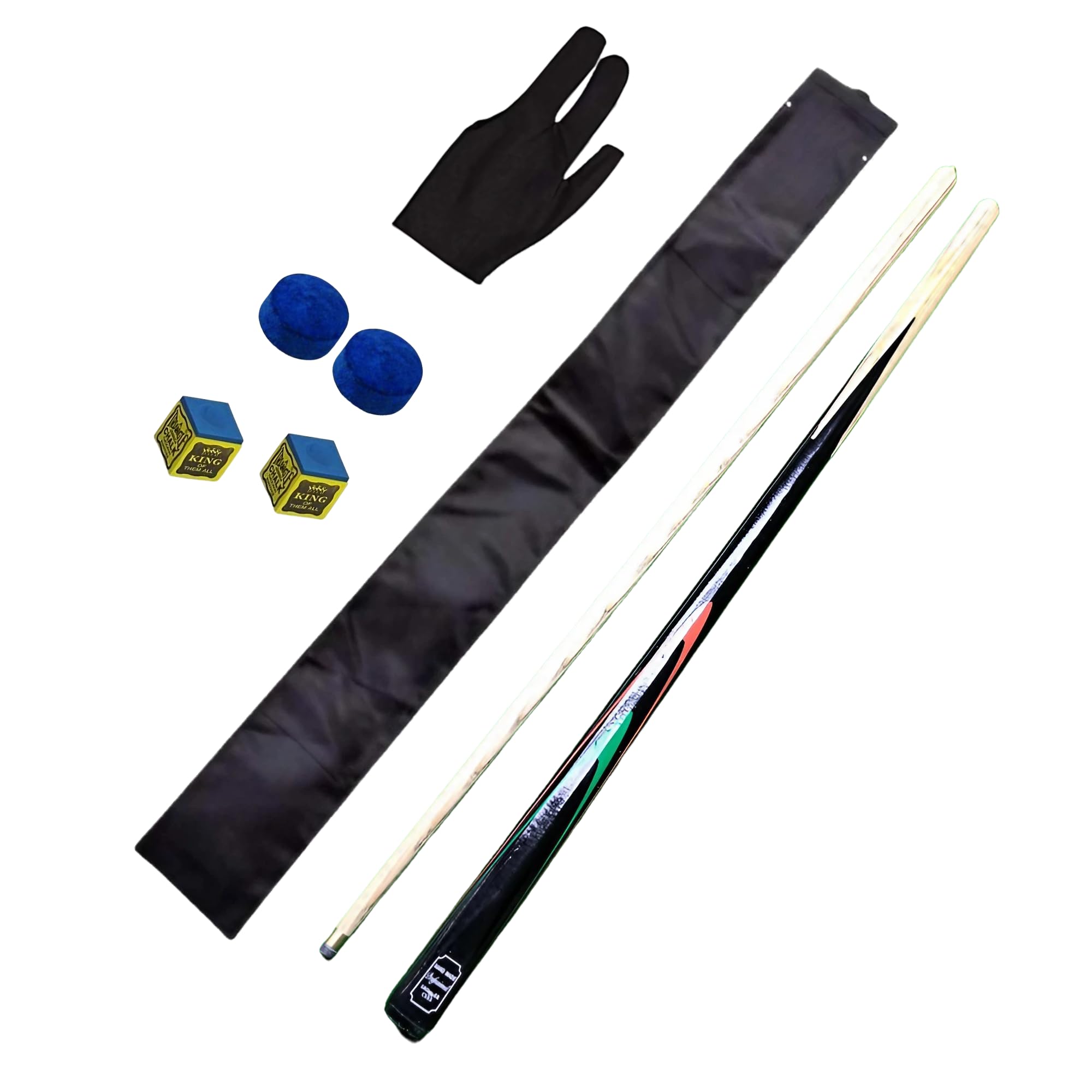 JBB Billiards Snooker Cue Stick and Pool Cue Stick Combo with a 9mm Half Joint Cue Stick, a Glove, 2 Tips, 2 chalks and a cue Cover (B0CPQ1PYBM) Amazon Price History, Amazon Price Tracker