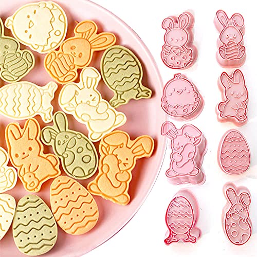 3D Easter Cookie Cutters for Baking 8 Pcs, Sandwich Cutter Cookie Stamps Press in shape of Easter Baskets, Eggs, Bunny, Carrot, Butterfly, Chicken, Biscuit Cutters for Kids Holiday 3D Easter Cookie Cutters for Baking 8 Pcs, Sandwich Cutter Cookie Stamps Press in shape of Easter Baskets, Eggs, Bunny, Carrot, Butterfly, Chicken, Biscuit Cutters for Kids Holiday
