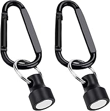 KSBBHDS Detachable Magnetic Key Ring - Executive Key Organizer for Women, Black, 150*24.3mm, Black