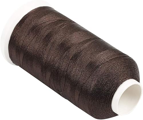 Miniatura 2 de ANMINY Hilo de coser de nailon N66 700 yardas tamaño # 138 T135 420D3 para cuero Denim Hand Machine Craft Shoe Bag Reparación Extra fuerte