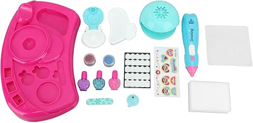 Miniatura 2 de SPYMINNPOO Juego de barniz de uñas para niños, kit de juguete de arte de uñas para niñas, kit de juguete de manicura para niños, juego de secado de