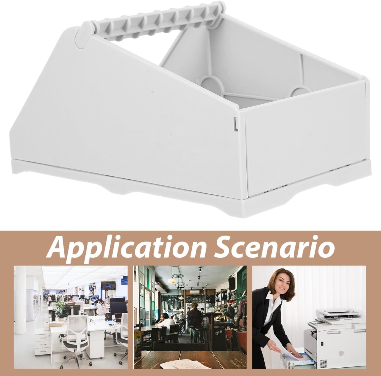 DOITOOL Thermal Label Holder for Desktop Printers Shipping Label Holder Organizer Roll for Thermal Printer Space-Saving Paper Stand for Office Home Warehouse Retail image 5