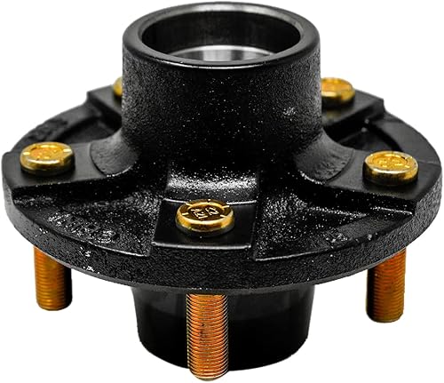 Miniatura 3 de RUSSO Kit de eje de cubo tensor 5 en 4.5 para 2000 libras. Eje de remolque con rodamientos de 1-116 pulgadas