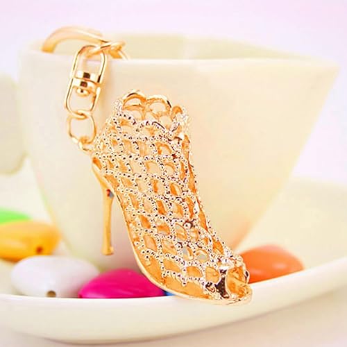 Miniatura 6 de ValiCLUD 2 llaveros creativos llavero de tacón alto llavero decoración bolsa colgante
