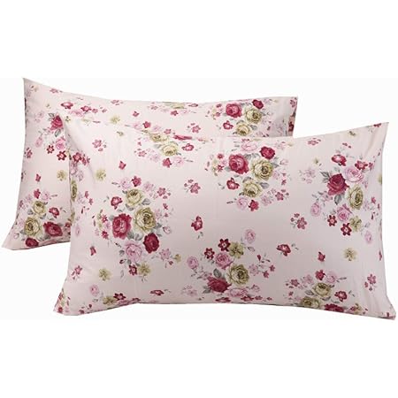 floral pillow shams