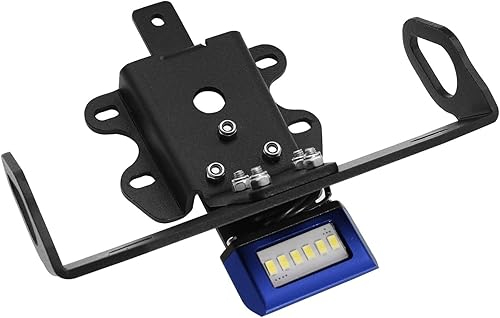 Miniatura 3 de ROGNEE License Plate Holder LED Light Tail Tidy Fender Eliminator Plate Bracket Compatible with Yamaha MT-07 FZ-07 2014-2020 Motorcycle Rear (Color