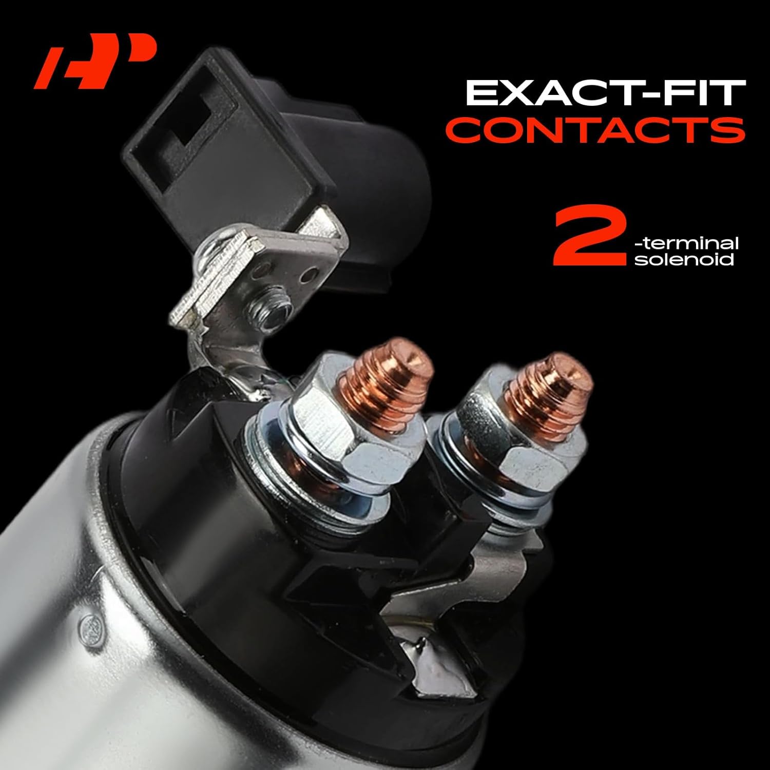 A-Premium Starter Solenoid Compatible with Chevy, GMC & Cadillac Models - Silverado Sierra 1500 2014-2016, Yukon XL Escalade ESV 2015-2016, Savana 2500 2018-2020/2022-2023/2025-12V