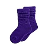 UTTPLL Girls Slouch Socks Toddler Cotton Athletic Stockings Uniform Knee High Tube Socks Little Kids Long Boot Crew Socks