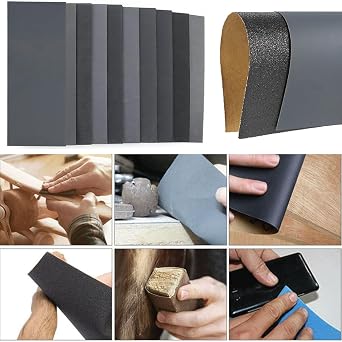 36PCS Sandpaper - 120 to 3000 Grits Sandpaper, Wet and Dry Assorted Sanding Sheets, Coarse to Fine Abrasive Paper for Cars Walls Metals Wood Furniture Polishing (23×9.3cm)