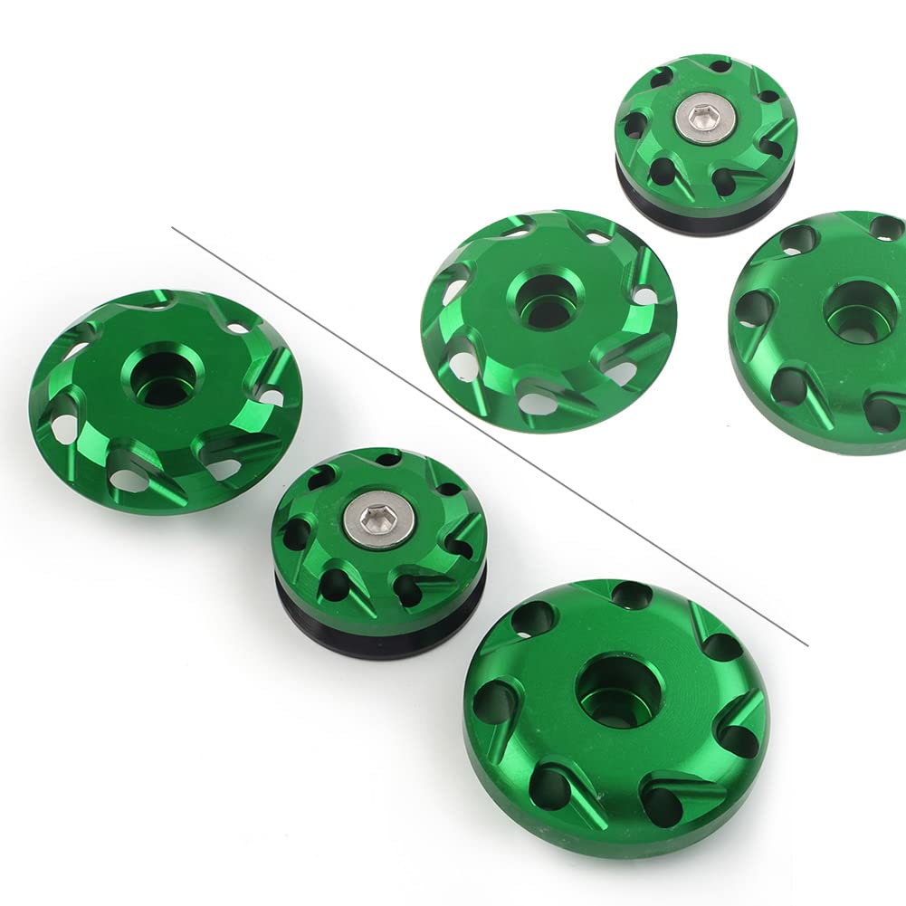Amazon.com: Cninba13 Motorcycle Frame Hole Cap Cover, Green