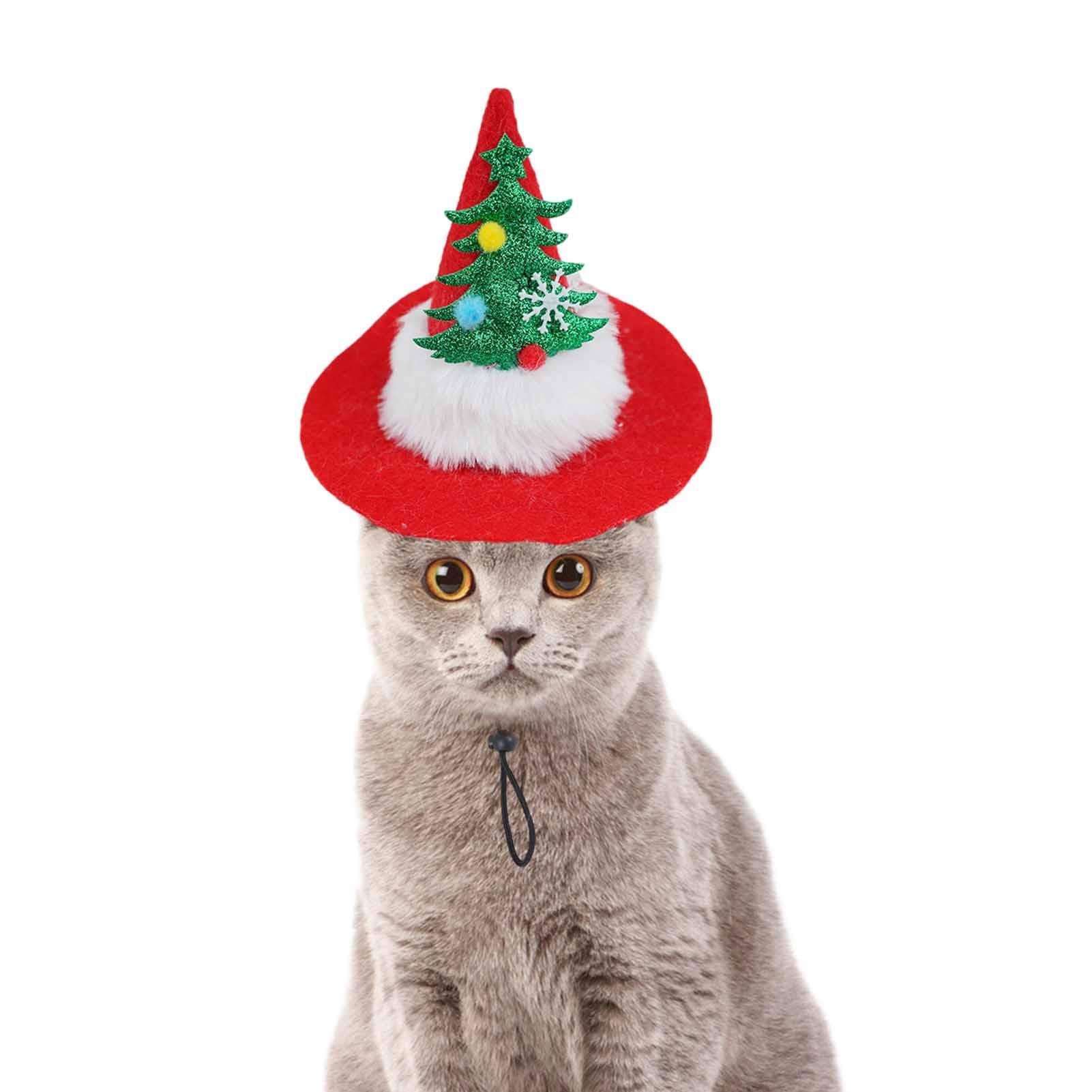 Amazon | クリスマス ペット サンタ帽子 | 写真 猫のクリスマス帽子
