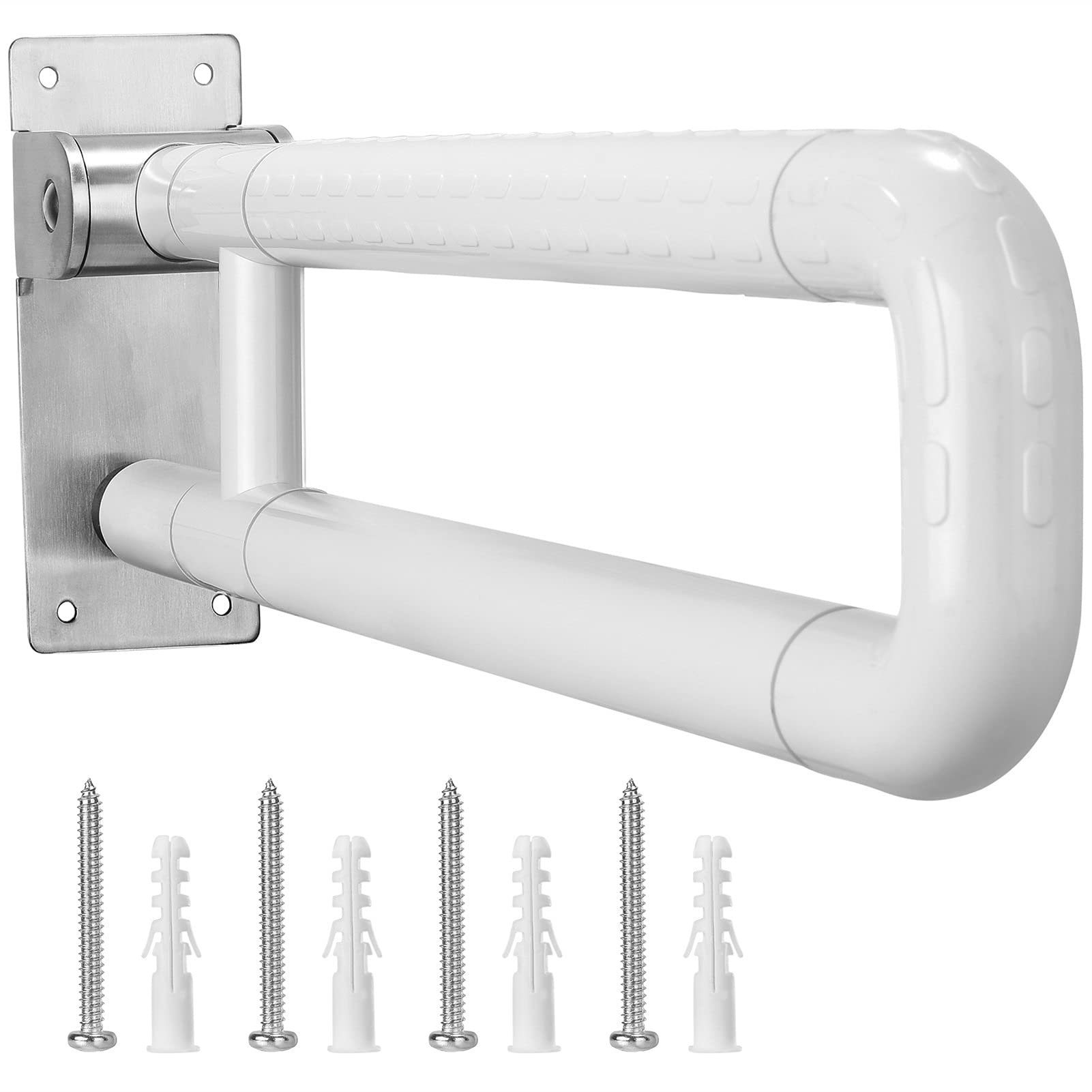 FKXSXAZ 60cm Bathroom Support Handle Foldable Stainless Steel Length For Toilet Handicap Grab Rails Anti-slip Bar