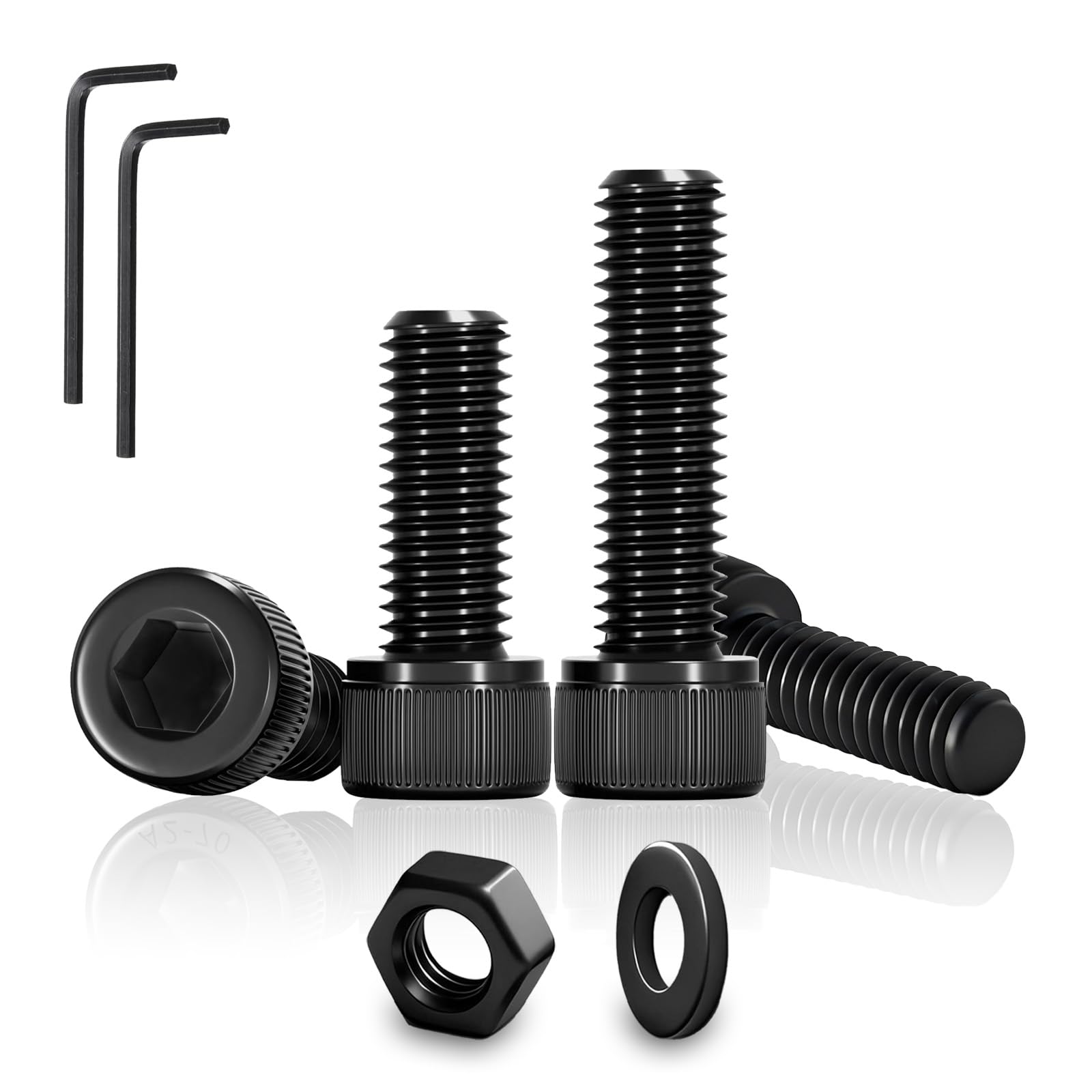 PDKKFF 60 Stück Senkkopfschrauben M3x8mm Innensechskant, Sch