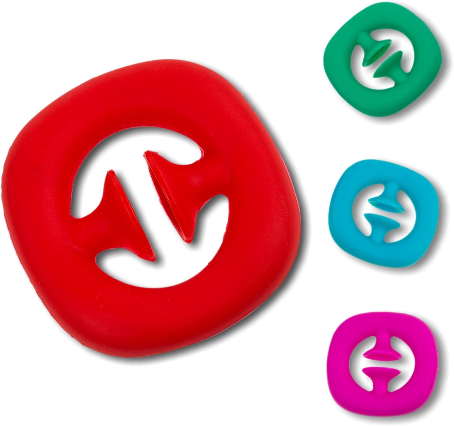 PhiLuMo Snapper Fidget Toy/Squeeze Snap Toy - Blue, Green, Purple or Red - Diameter 6 cm - Fidget Pop It