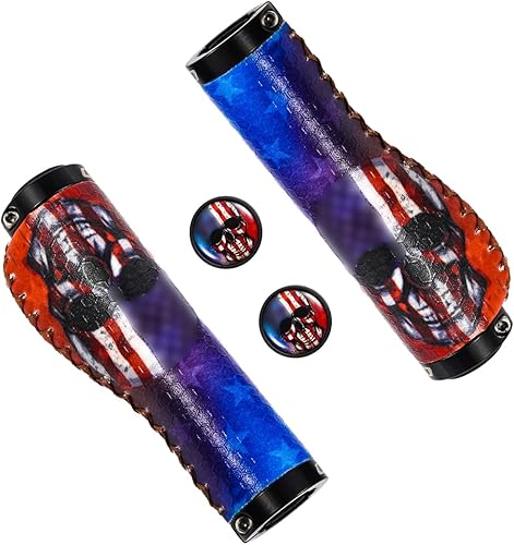 CHooee Agarres ergonómicos para bicicleta de montaña, empuñaduras de silicona para manillar de bicicleta MTBBMX.